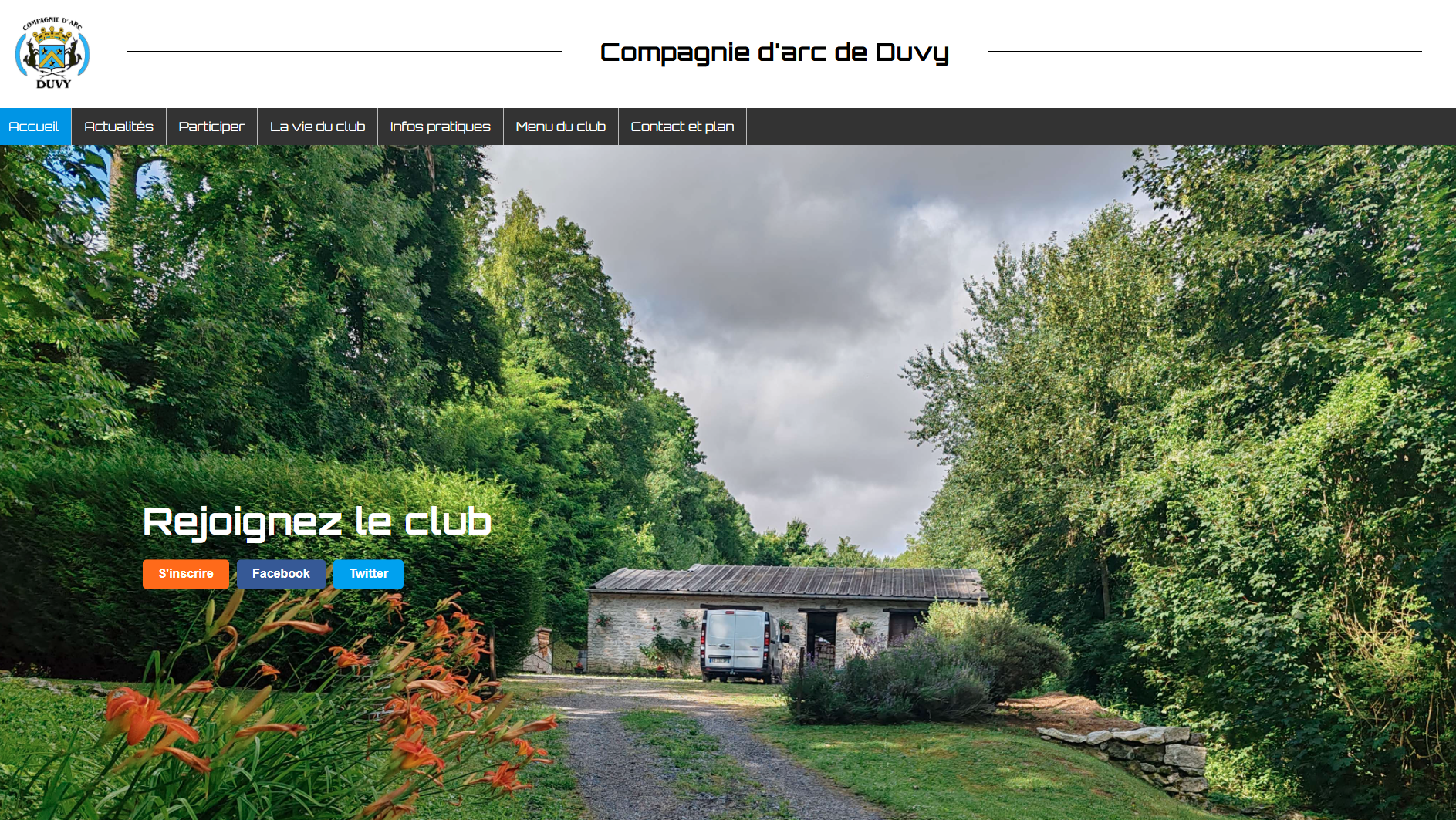 Site pour une association sportive